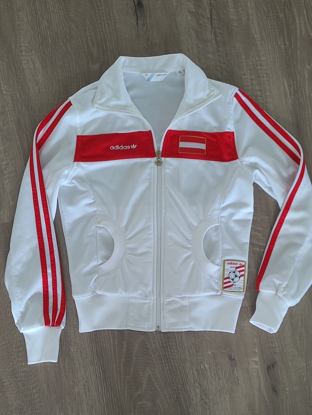 Adidas Austria White & Red Track Jacket
